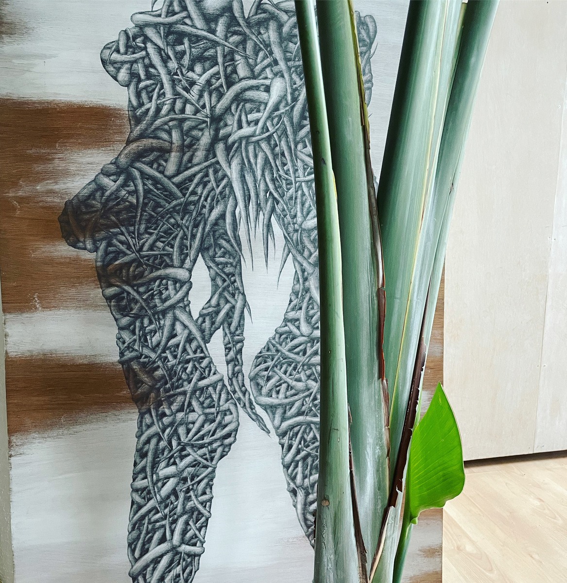 M.V. Baks Artwork - Alter modernism where technology meets nature