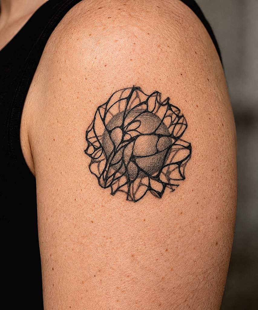 impression on upper arm