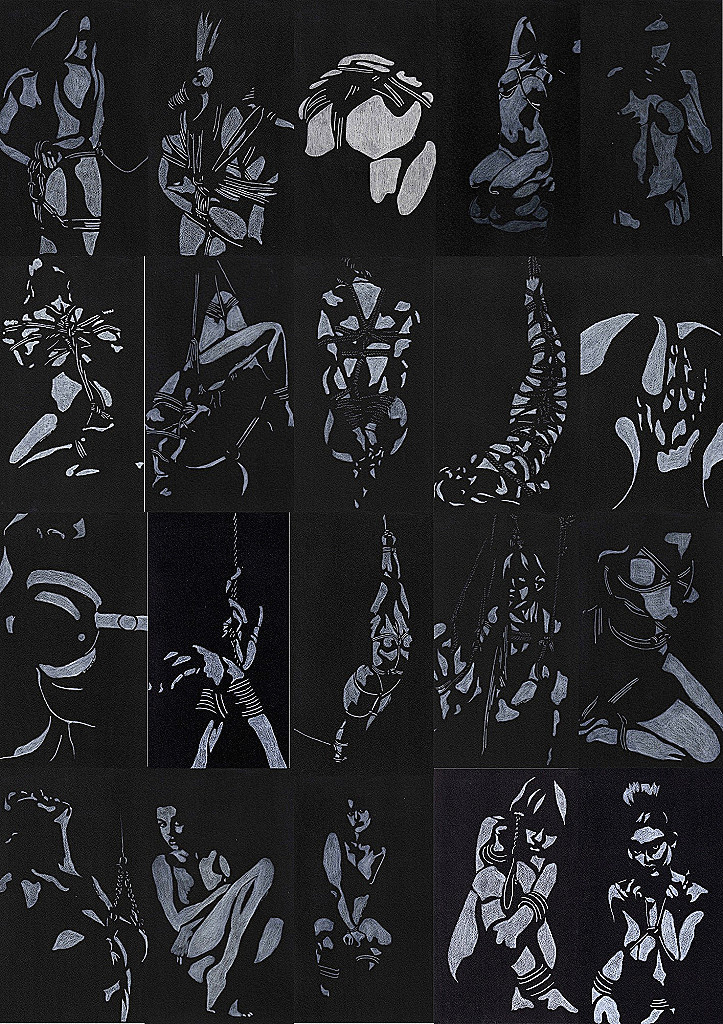 Contact Sheet Shibari serie 1