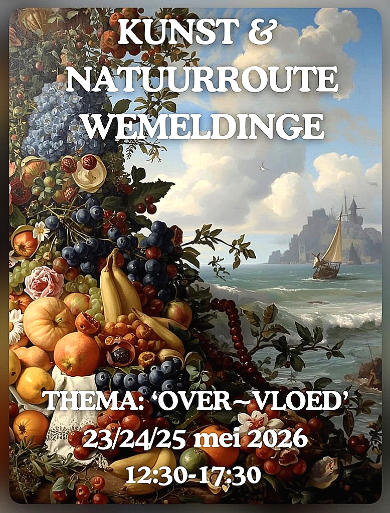 Front book kunst en natuur route Wemeldinge 2026