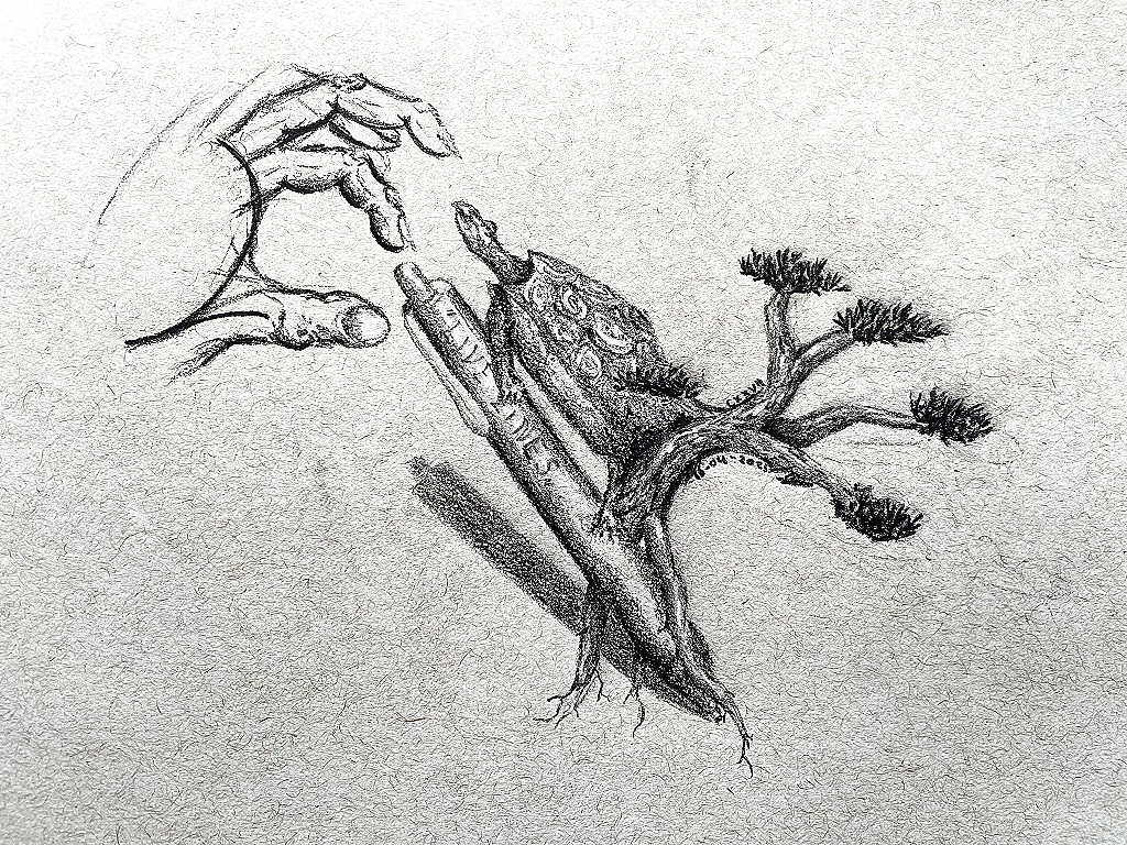 Giclée art print of Live Lines Episodes 2